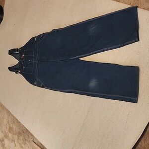 Mens Dickies Brand Bib Overalls Size 42x32
